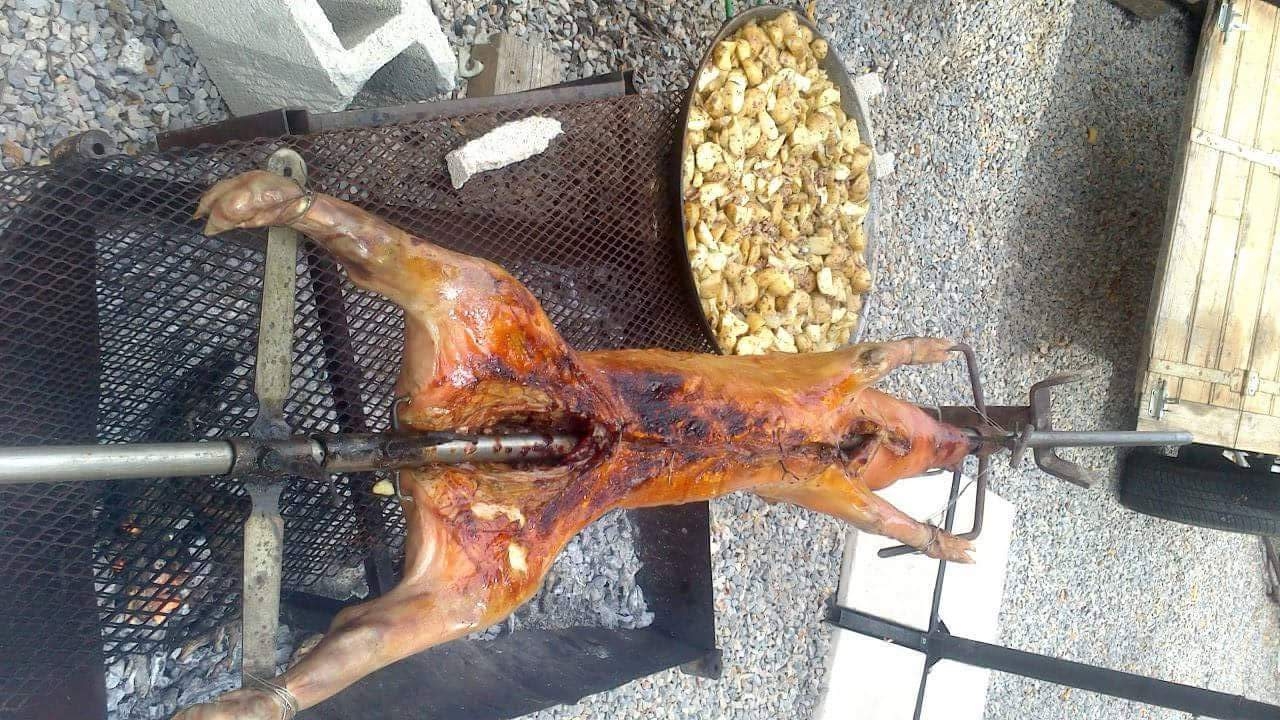 Cochon broche 1