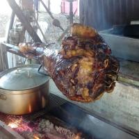 cuisse de taureaux a la broche